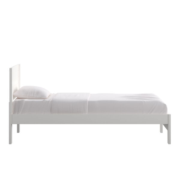 Allen White Horizontal Twin Panel Bed, image 3